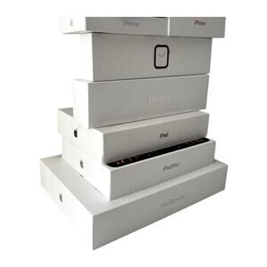 Lot Of 7 Empty MAC Apple Boxes iPhone iPad MacBook Air iPadPro Watch Empty